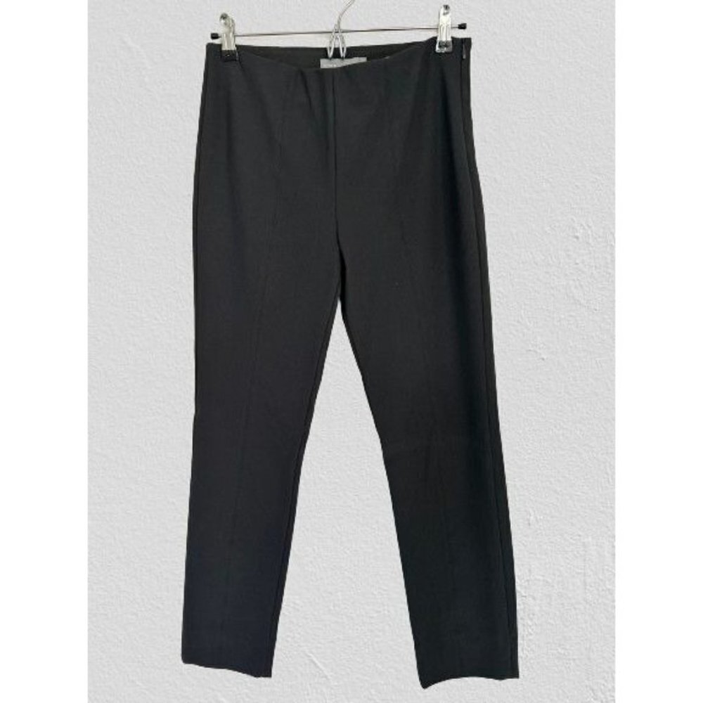 VINCE Casual Pants Cotton Blend Taupe Color Tapered leg Site Zipper Size Small